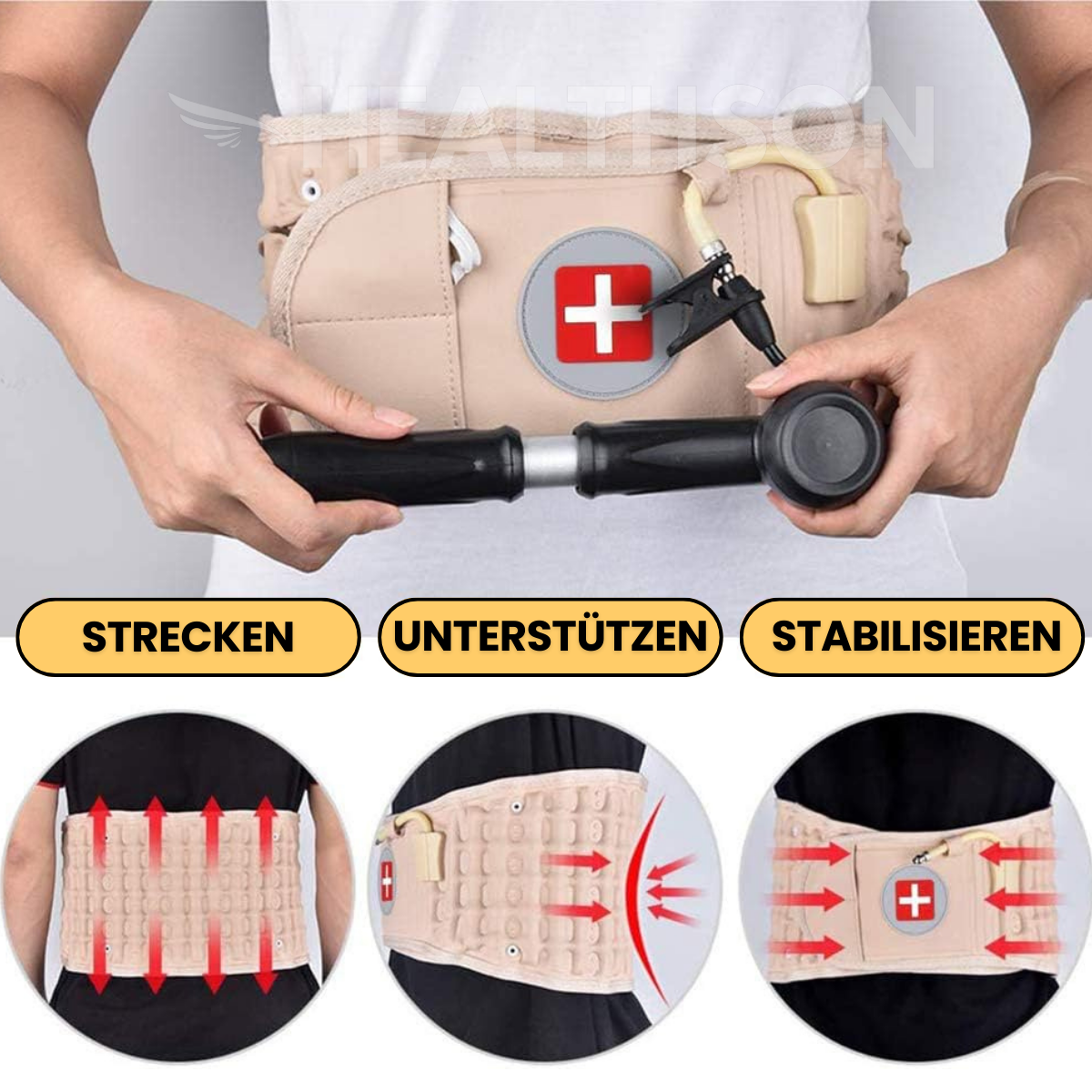 LumbarFlex™ - Wohltuende Befreiung für Deinen Rücken