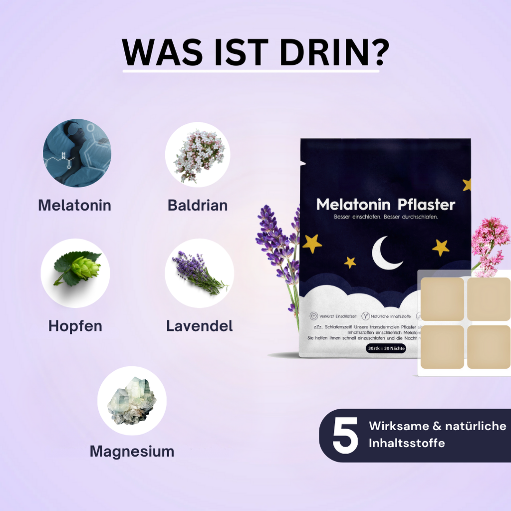TraumSchlaf™ Melatonin Transdermale Pflaster