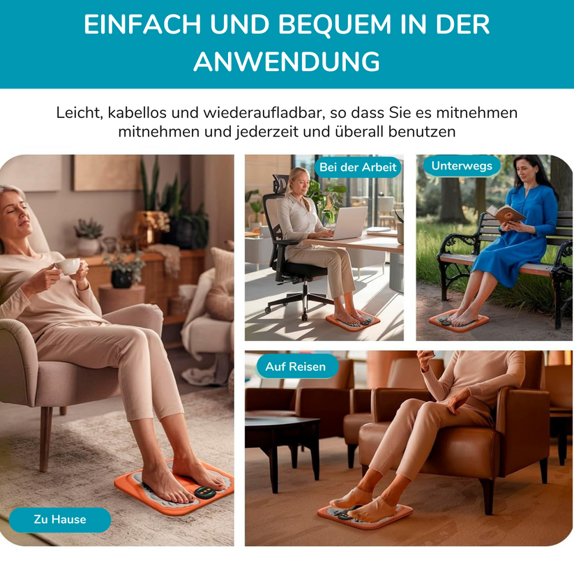 Fussmassagegerät - Erhalten Sie Linderung mit nur 15 Minuten pro Tag!
