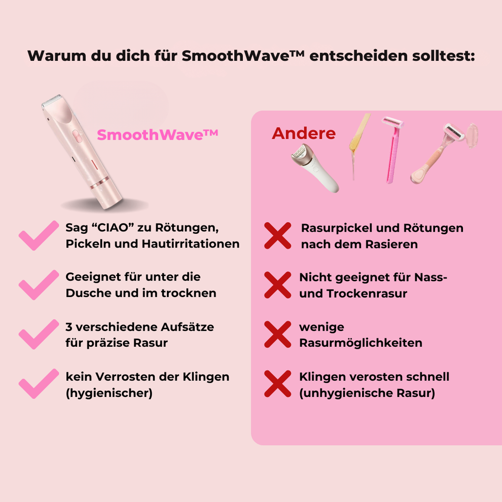 BikiniTrimmer™ Haarschneider - weil deine Haut nur das Beste verdient.