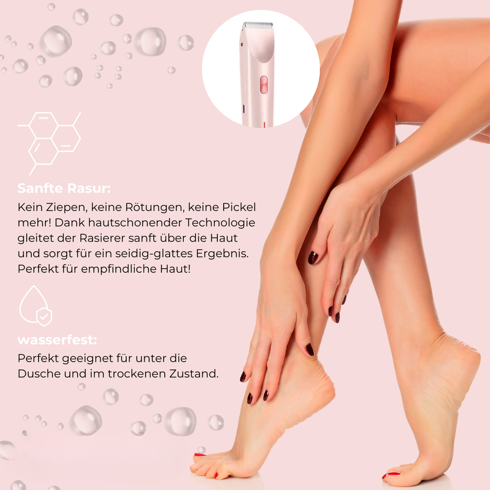 BikiniTrimmer™ Haarschneider - weil deine Haut nur das Beste verdient.